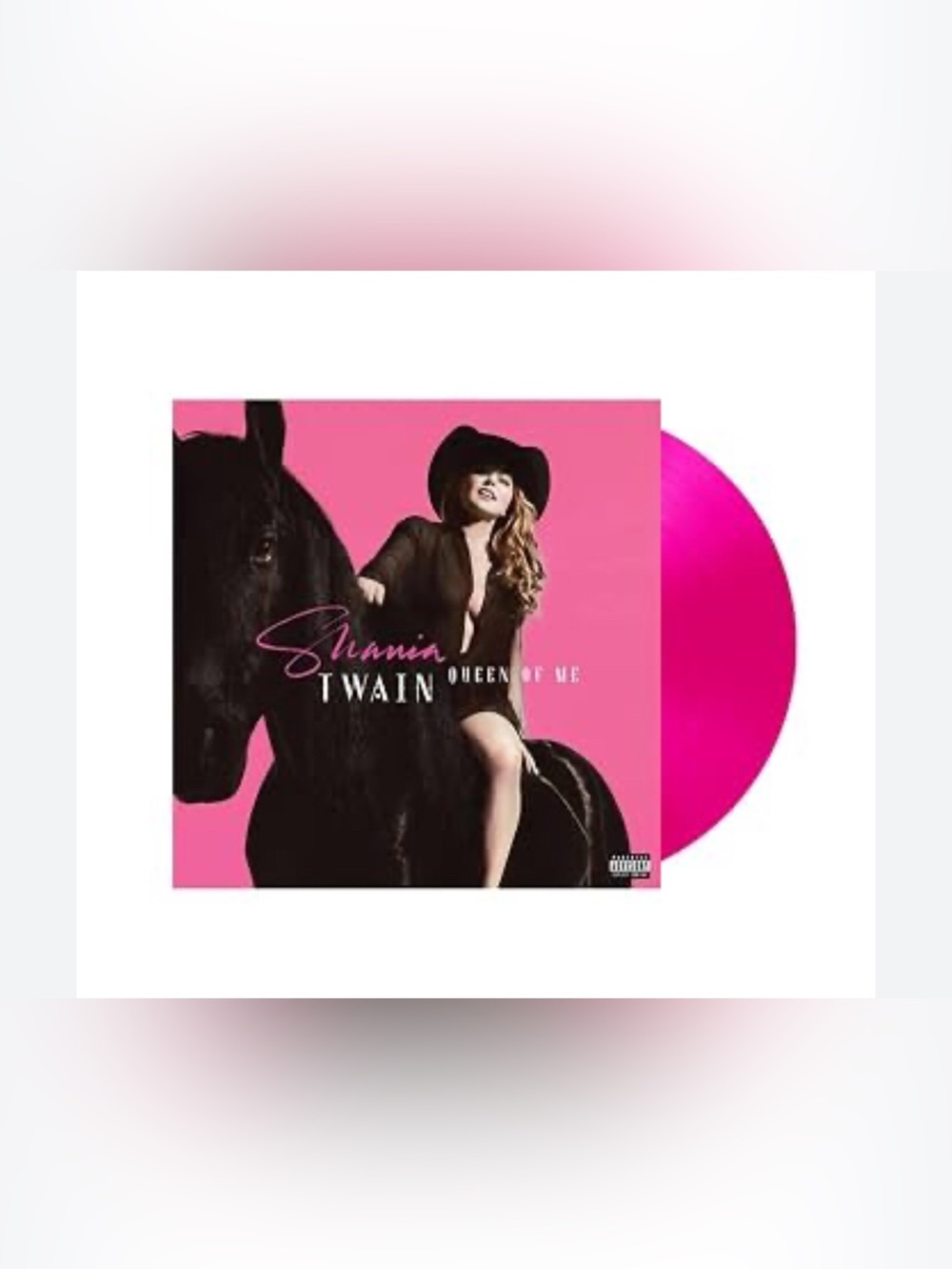 NWT Shania Twain Pink Vinyl LP - Queen of Me